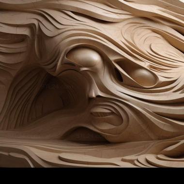 Patterns and decorations Zaha Hadid 3 3d model